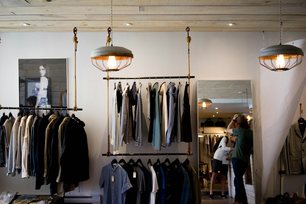 Clothing boutique photographed by Clark Street Mercantile